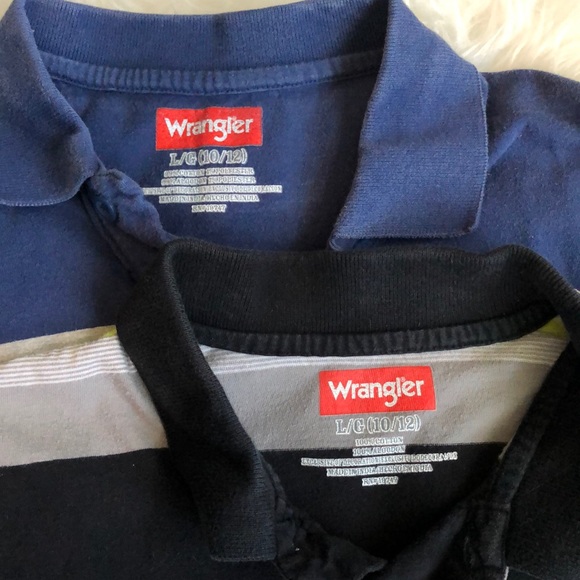Wrangler | 2 Striped Polo Style Shirts - Picture 7 of 8